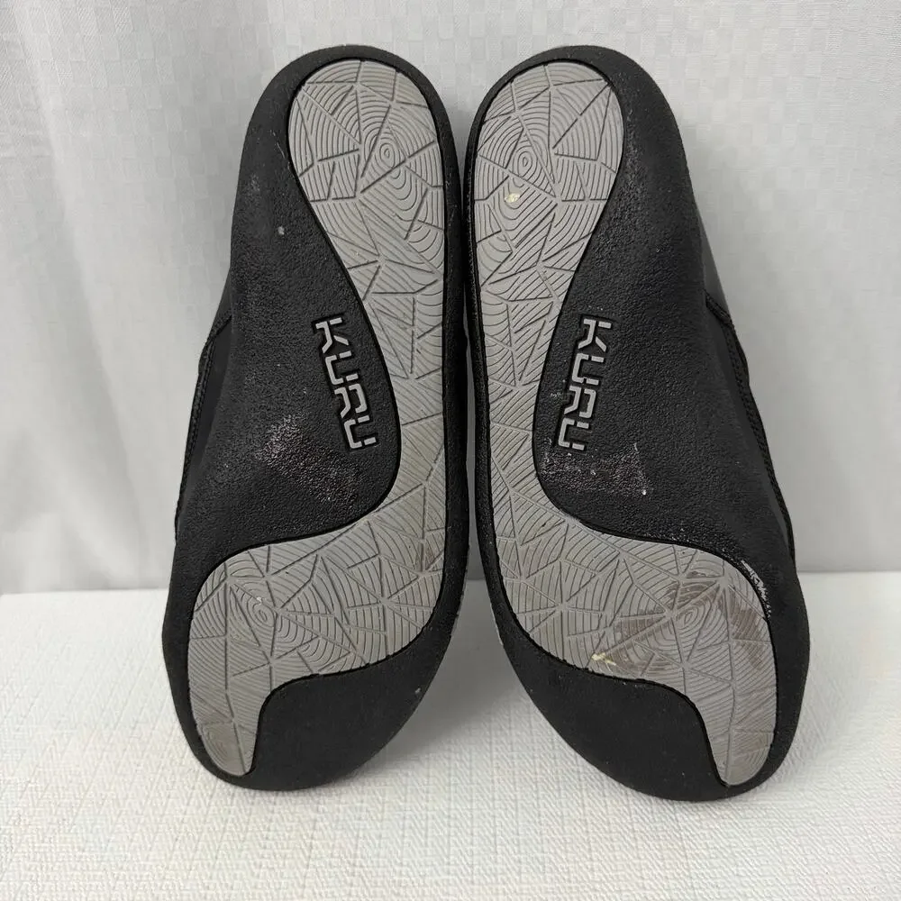 Kuru Draft Shoes Men's Size 10.5 Black Slip On Mules Comfort Slippers